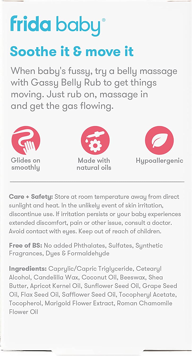Gassy Belly Rub by Frida Baby | Belly Massage for Babies Made with Natural Oils | Relieves Baby's Gas - Image 5